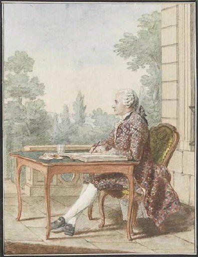 Louis Carogis Carmontelle, Monsieur de Carmontelle, lecteur du duc d'Orléans, c1762