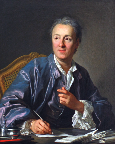 Louis-Michel van Loo, Denis Diderot, 1767 (Paris, Louvre)