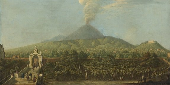 Pietrto Fabris, Vesuvius seen from the grounds of William Hamilton's estate, 1767 (privately owned)