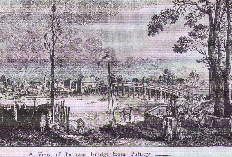 A View of Fulham Bridge from Putney