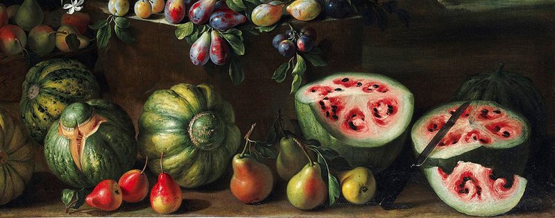 Giovanni Stanchi, Still Life with Watermelon, late 17th century (privately owned)