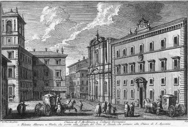 Giuseppe Vasi, S. Apollinare and the Collegio Germanico, 1759.jpg