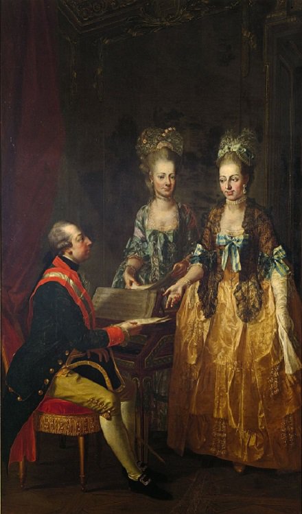 Josef Hauzinger, Joseph II and his sisters Maria Anna Maria Elisabeth 1778 Kunsthistorisches Museum Vienna.jpg