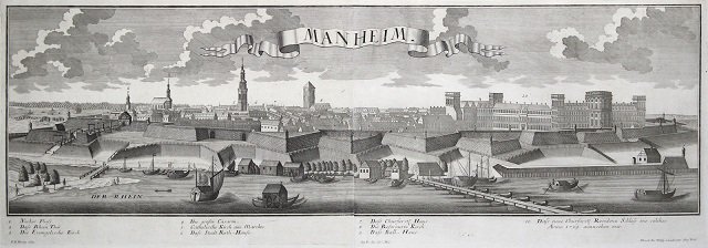 Mannheim, 1729 (engraving)